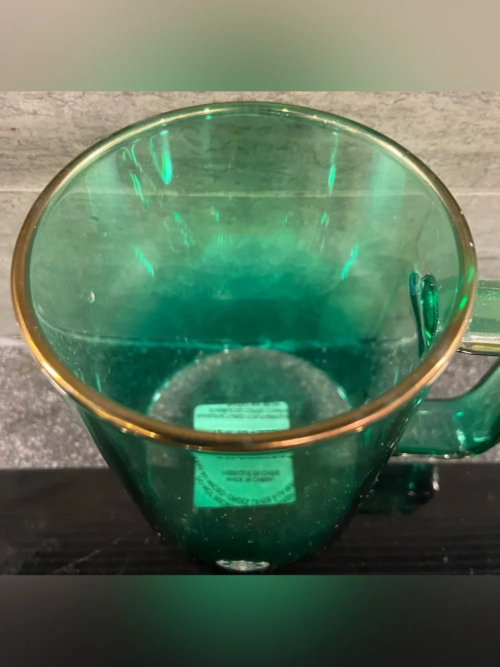 Starbucks Green Glass Coffee Mug